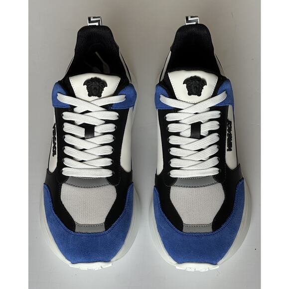 Versace Medusa Men’s White/Black/Blue Sneakers 12 US (45 Eu) 1011942 IT NIB $825 main image 15